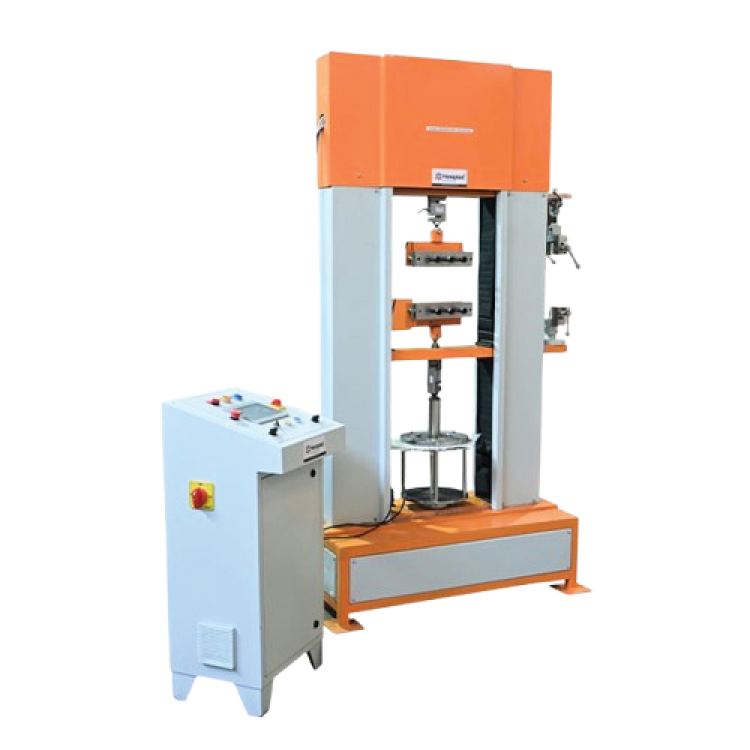 Universal Tensile Testing Machine Manufacturer in India - Rubber, Plastic and Polymer Testing Equipment by Hexaplast Industries